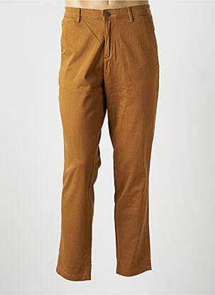 Pantalon chino stretch taille normale marron JACK & JONES homme