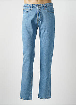Jeans coupe droite bleu JACK & JONES pour homme