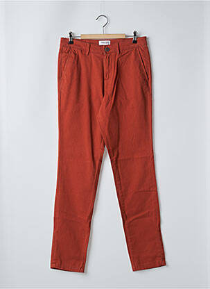 Pantalon chino tissage popeline taille normale orange JACK & JONES homme