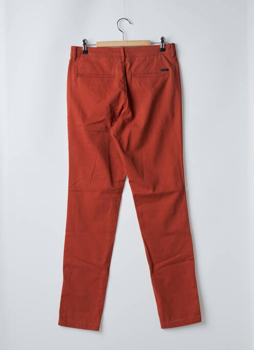 Pantalon chino tissage popeline taille normale orange JACK & JONES homme