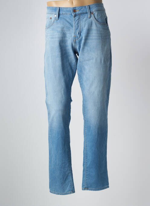 Jeans coupe droite bleu JACK & JONES pour homme