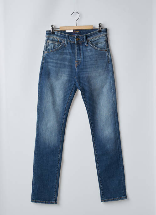 Jeans coupe slim bleu JACK & JONES pour homme