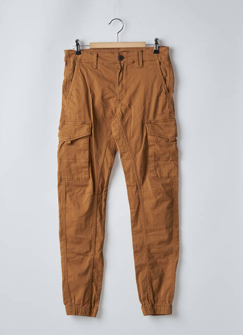 Pantalon cargo marron JACK & JONES pour homme