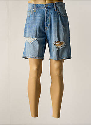 Bermuda tissage denim taille normale bleu JACK & JONES homme