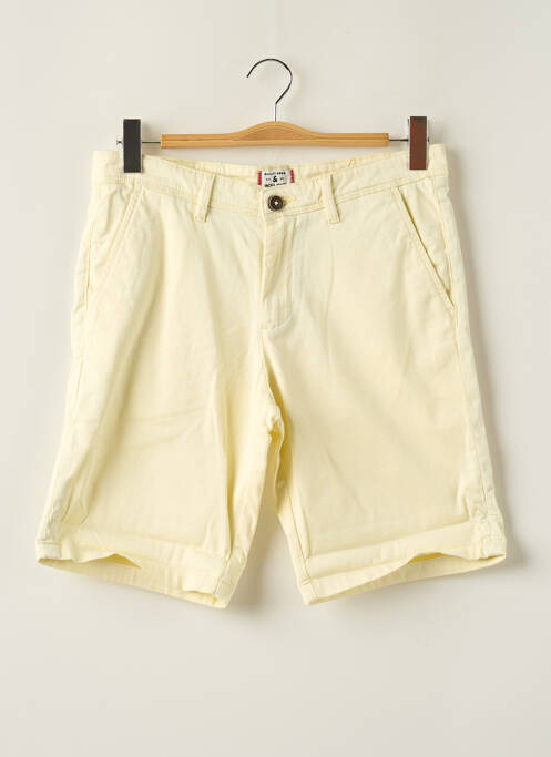 Bermuda jaune JACK & JONES pour homme