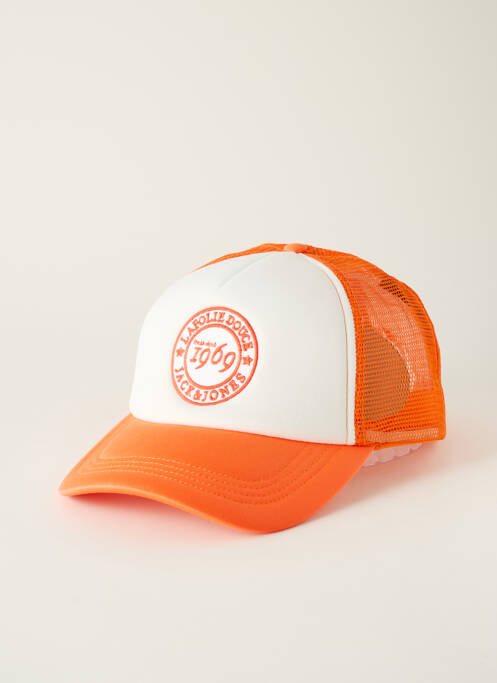 Casquette orange JACK & JONES pour homme