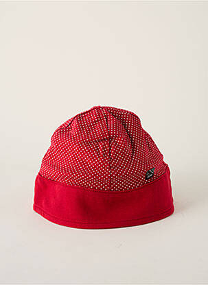 Chapeau tissage popeline rouge ELLE EST OU LA MER fille