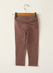 Legging marron COUDEMAIL pour fille seconde vue