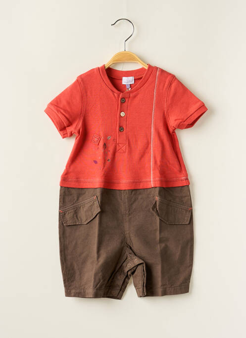 Combishort orange COUDEMAIL pour garçon