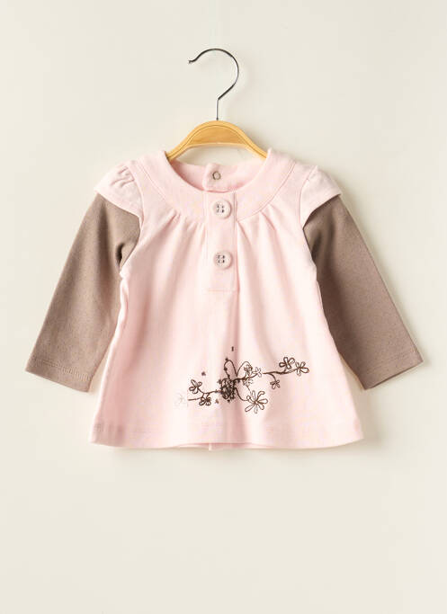 Top rose COUDEMAIL pour fille