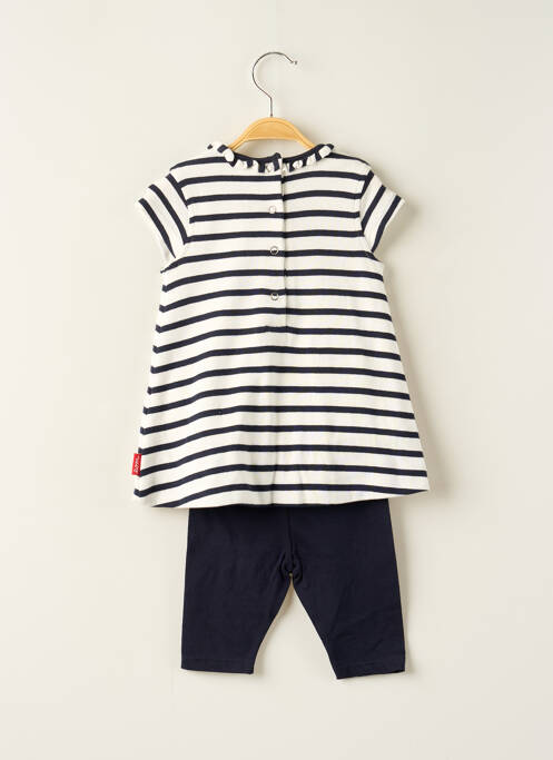 Ensemble pantalon bleu ELLE EST OU LA MER fille