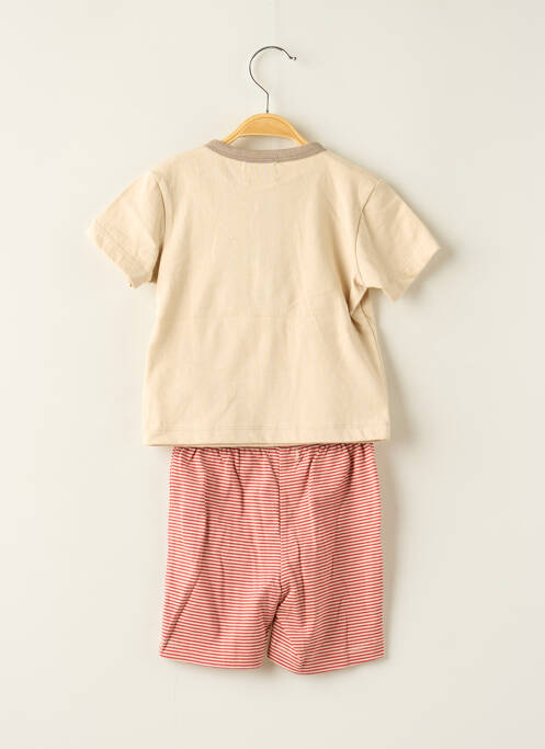 Ensemble pantalon beige ELLE EST OU LA MER pour garçon