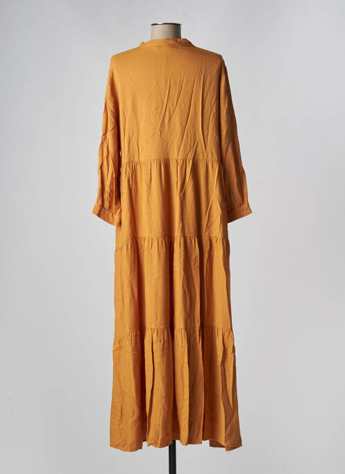 Robe longue orange BENOA pour femme