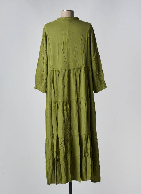 Robe longue vert BENOA pour femme