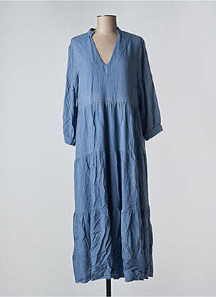 Robe longue bleu BENOA pour femme