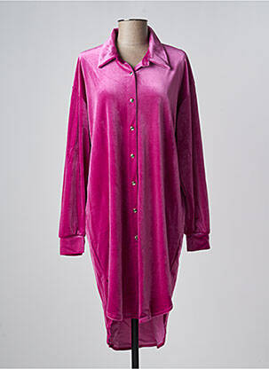Robe mi-longue rose BENOA femme