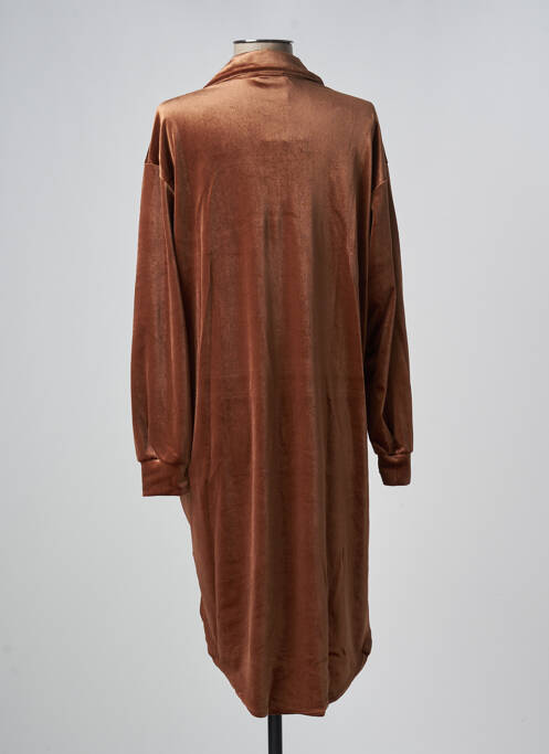 Robe mi-longue marron BENOA pour femme