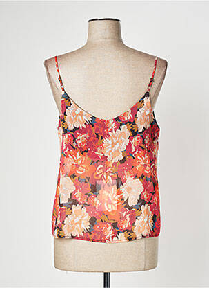 Top manches bretelles ajustables fines bretelles orange IMPERIAL femme