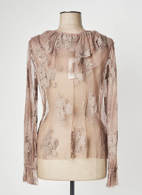 Blouse marron DIXIE pour femme