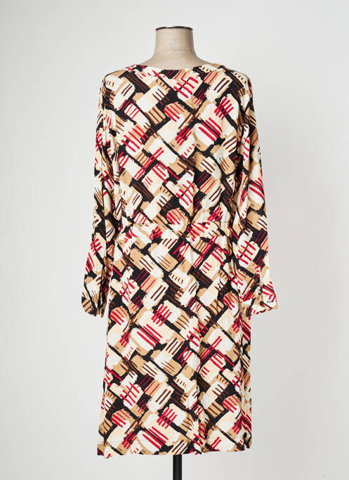 Robe mi-longue marron ZILCH pour femme