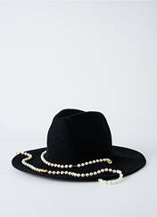 Chapeau noir DIXIE pour femme seconde vue