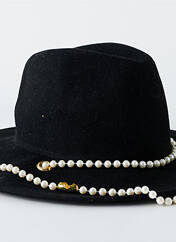 Chapeau noir DIXIE pour femme seconde vue