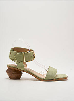 Sandales/Nu pieds vert VANESSA WU pour femme