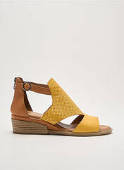 Sandales/Nu pieds jaune METAMORF'OSE pour femme seconde vue