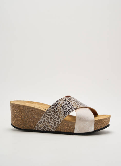 Mules/Sabots beige LA MAISON DE L'ESPADRILLE pour femme