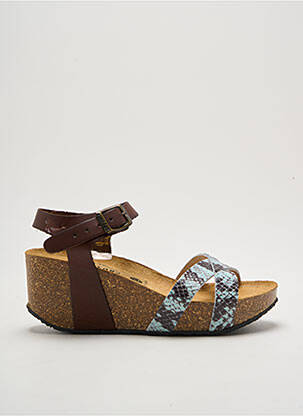 Sandales/Nu pieds bleu PLAKTON pour femme
