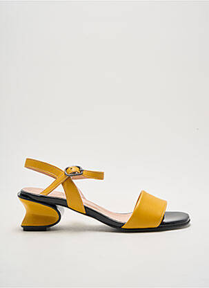 Sandales/Nu pieds jaune METAMORF'OSE pour femme