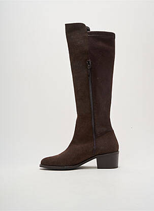 Bottes talon de 4 à 6cm marron AXELL femme