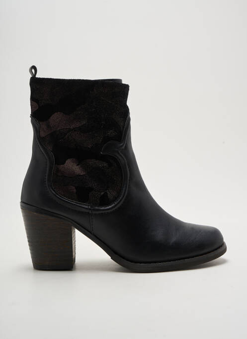 Bottines/boots talon de 4 à 6cm noir AXELL femme