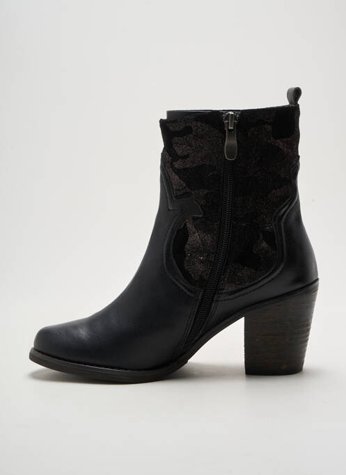 Bottines/boots talon de 4 à 6cm noir AXELL femme