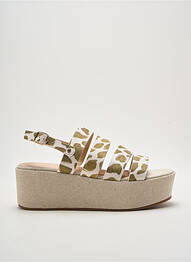Sandales/nu pieds talon de 7 à 9cm vert VANESSA WU femme