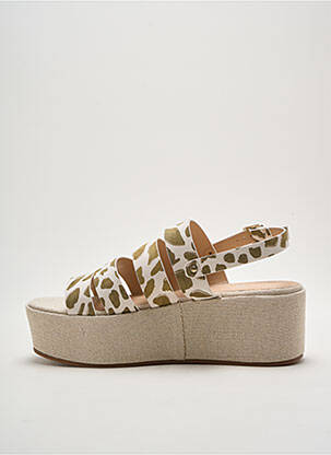 Sandales/nu pieds talon de 7 à 9cm vert VANESSA WU femme