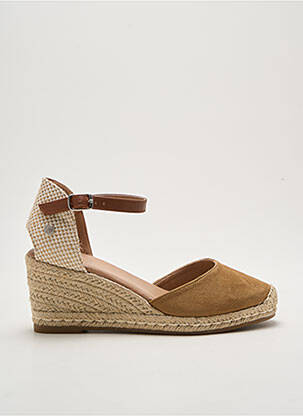 Espadrilles talon de 4 à 6cm vert XTI femme