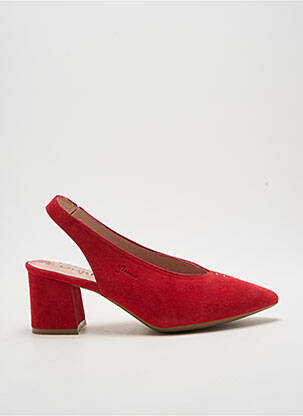 Escarpins talon de 7 à 9cm rouge DORKING femme
