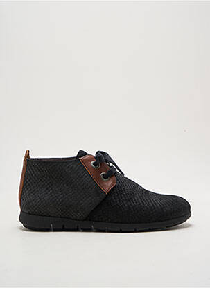 Baskets talon plat jusqu'à 3cm noir FOLIE'S femme