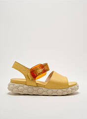 Sandales/Nu pieds jaune SABRINAS pour femme seconde vue