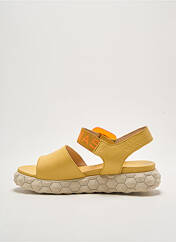 Sandales/Nu pieds jaune SABRINAS pour femme seconde vue