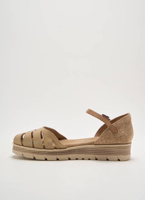 Sandales/Nu pieds beige PORRONET pour femme