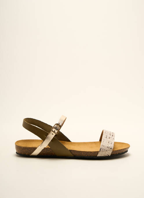 Sandales/Nu pieds or PLAKTON pour femme