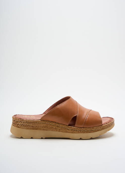 Mules/Sabots marron AYOKA pour femme