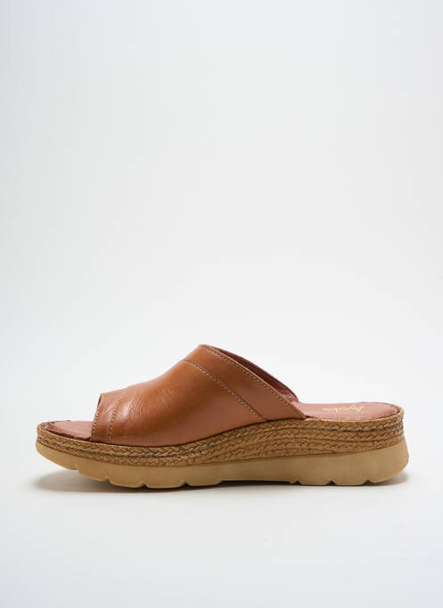 Mules/Sabots marron AYOKA pour femme