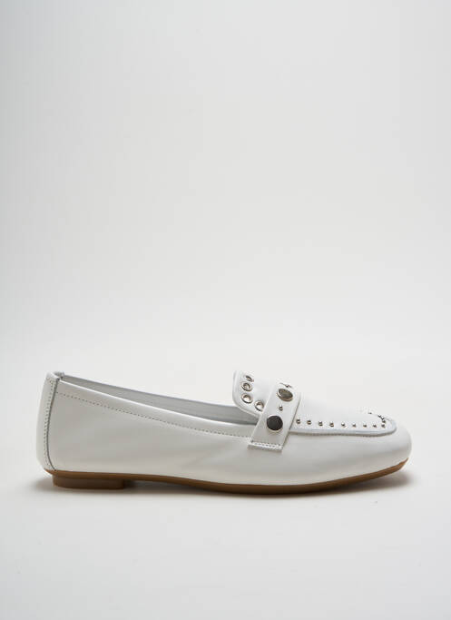 Mocassins blanc REQINS pour femme