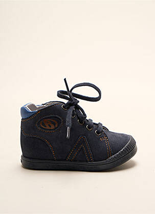 Bottillons nubuck bleu BABYBOTTE garçon