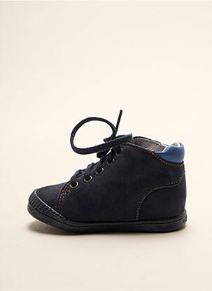 Bottillons nubuck bleu BABYBOTTE garçon