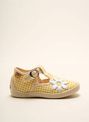 Sandales/Nu pieds jaune BABYBOTTE pour fille