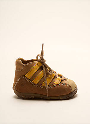 Bottillons nubuck bout rond marron GBB garçon